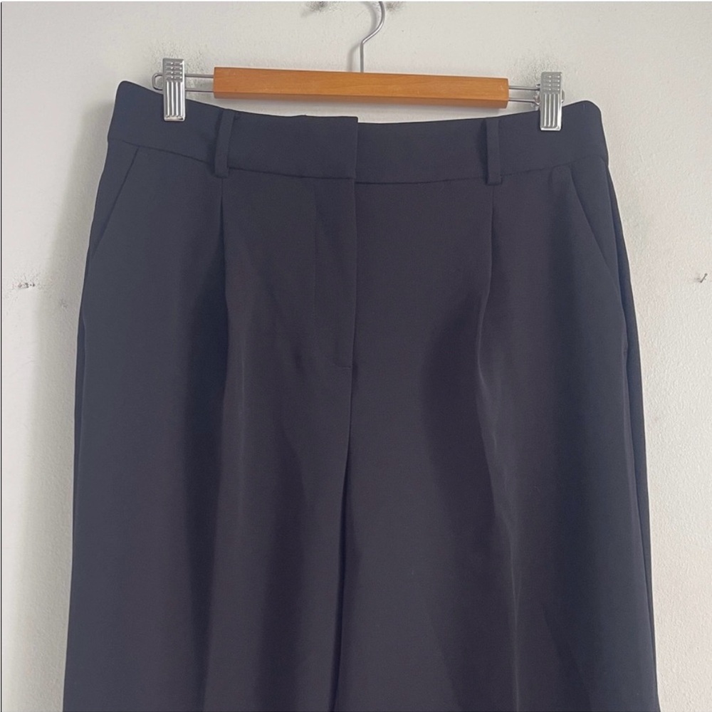 LOFT The Peyton Trouser pleated wide leg career professional dress pants sz 8